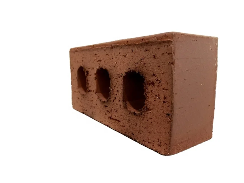 Глиняный кирпич хорошего качества с 3 отверстиями