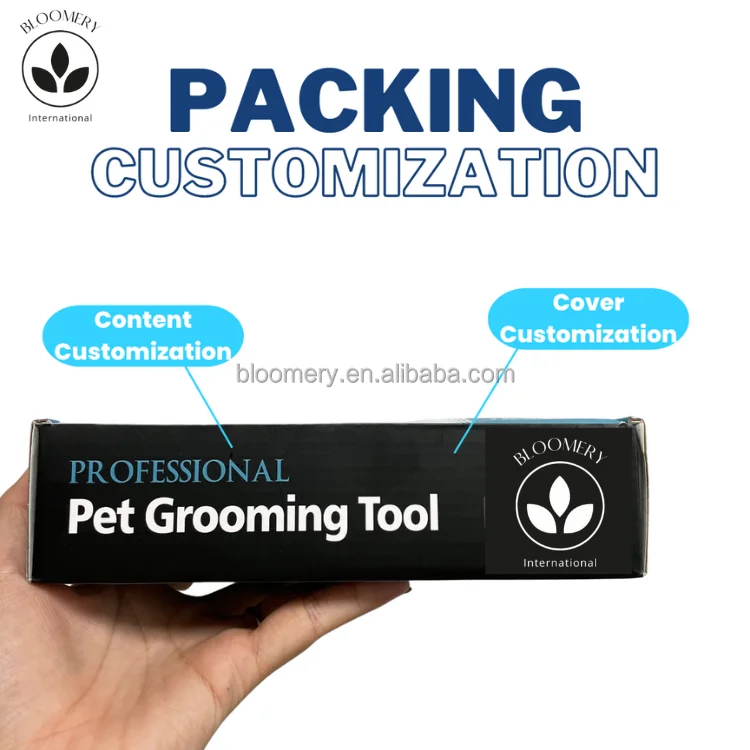 Professionally Create Your Own Brand Custom Pet Dematting Comb for Cats And Dog