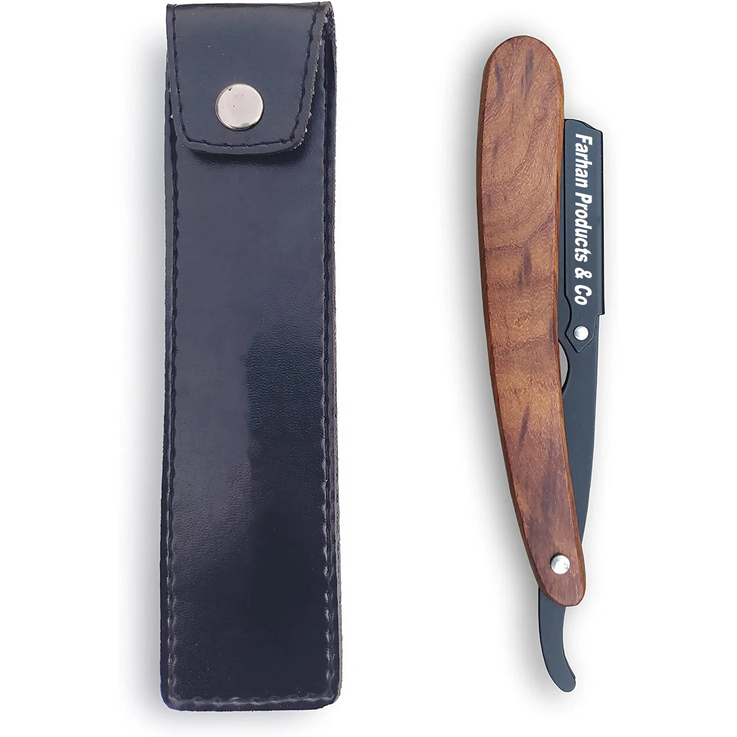 New Perfect Shave for Man Paper-Coated Stylish Handle Barber Shaving Straight Razor by FARHAN PRODUCTS & Co