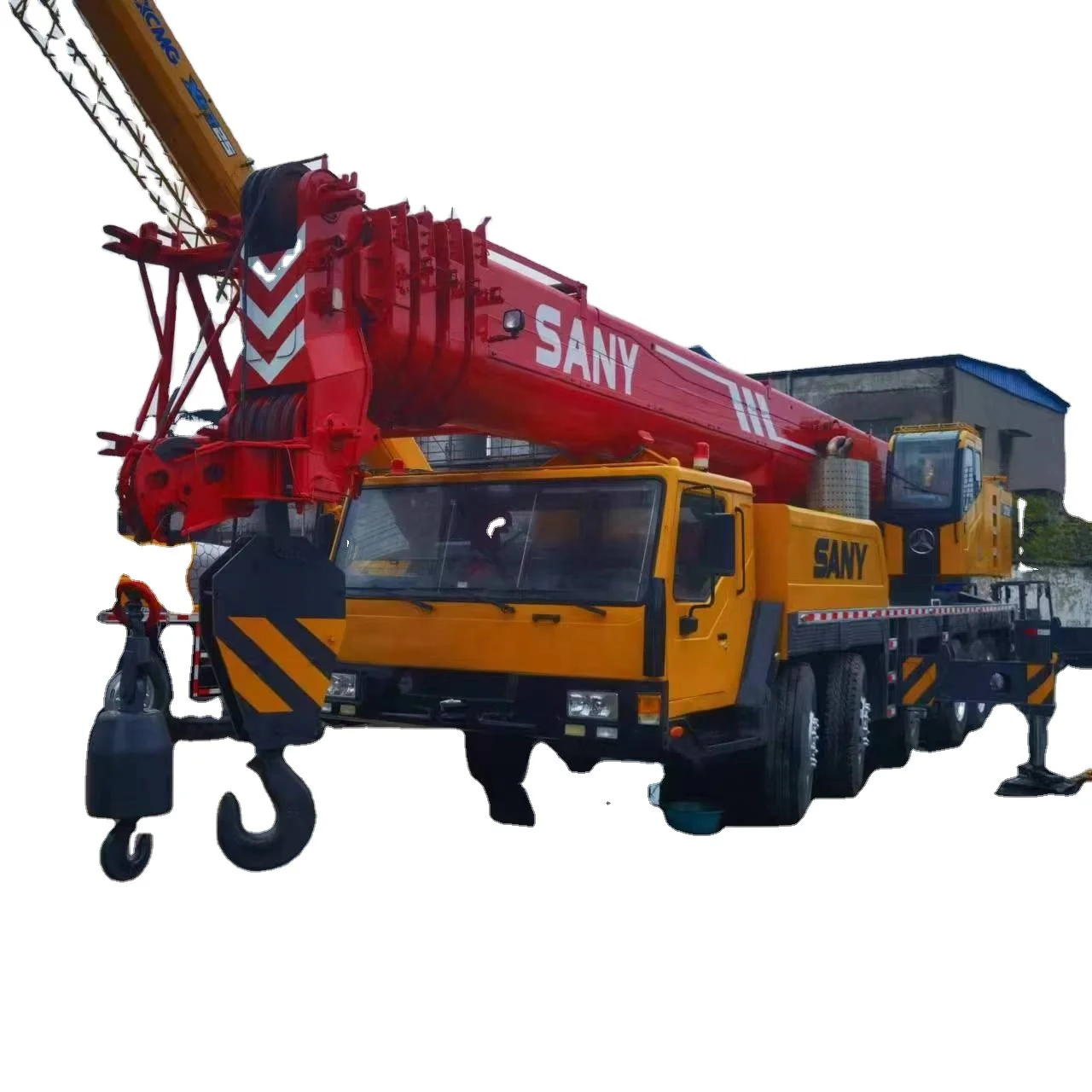 China Construction Lifting Equipment Cranes Hydraulic Truck Mounted Used Sany Stc1000 100t Mobile Truck Cranes Price for Sale
