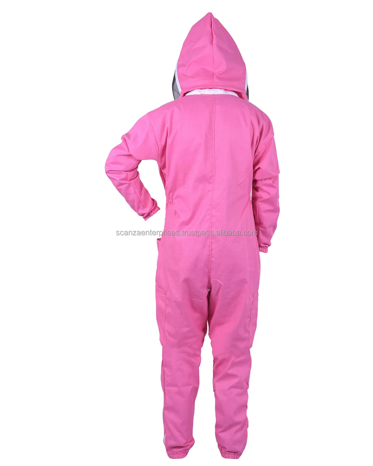 Custom Ladies Beekeeping Suit Ventilated Apiculture Veil Suit Bee Beekeepers Hooded Full Body Coverall Beekeeping Wears