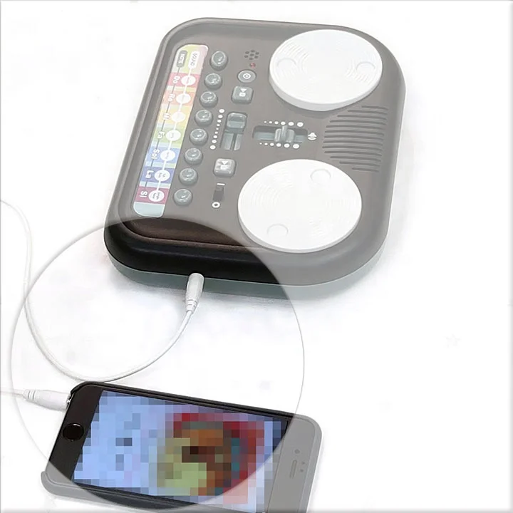 Kids music synthesizer smartphone enabled music creation Portable DJ Controller Toy for children