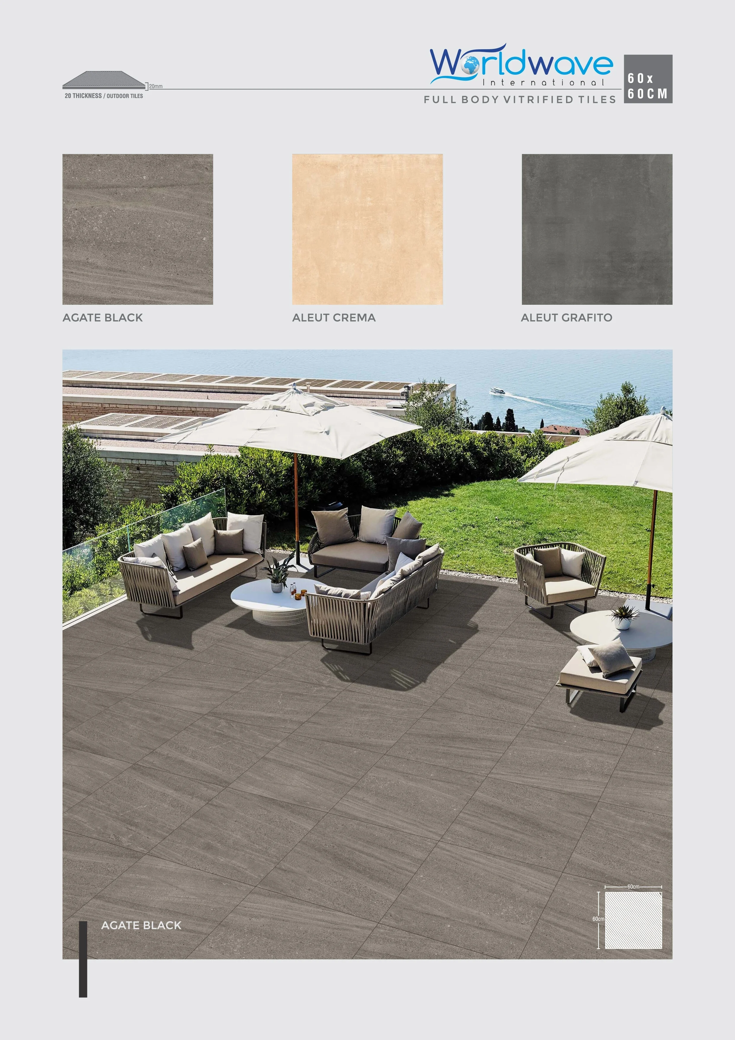 2024 Latest Collection Full Body Glazed Vitrified Tiles 60X60CM 600X600MM PGVT Floor Tiles Modern Design for Outdoor Use