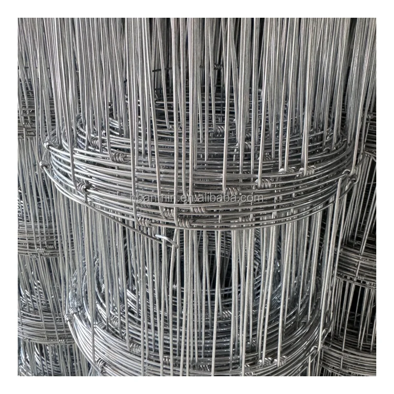 8ft height 50m length rural cattle sheep goat fixed knot deer fence