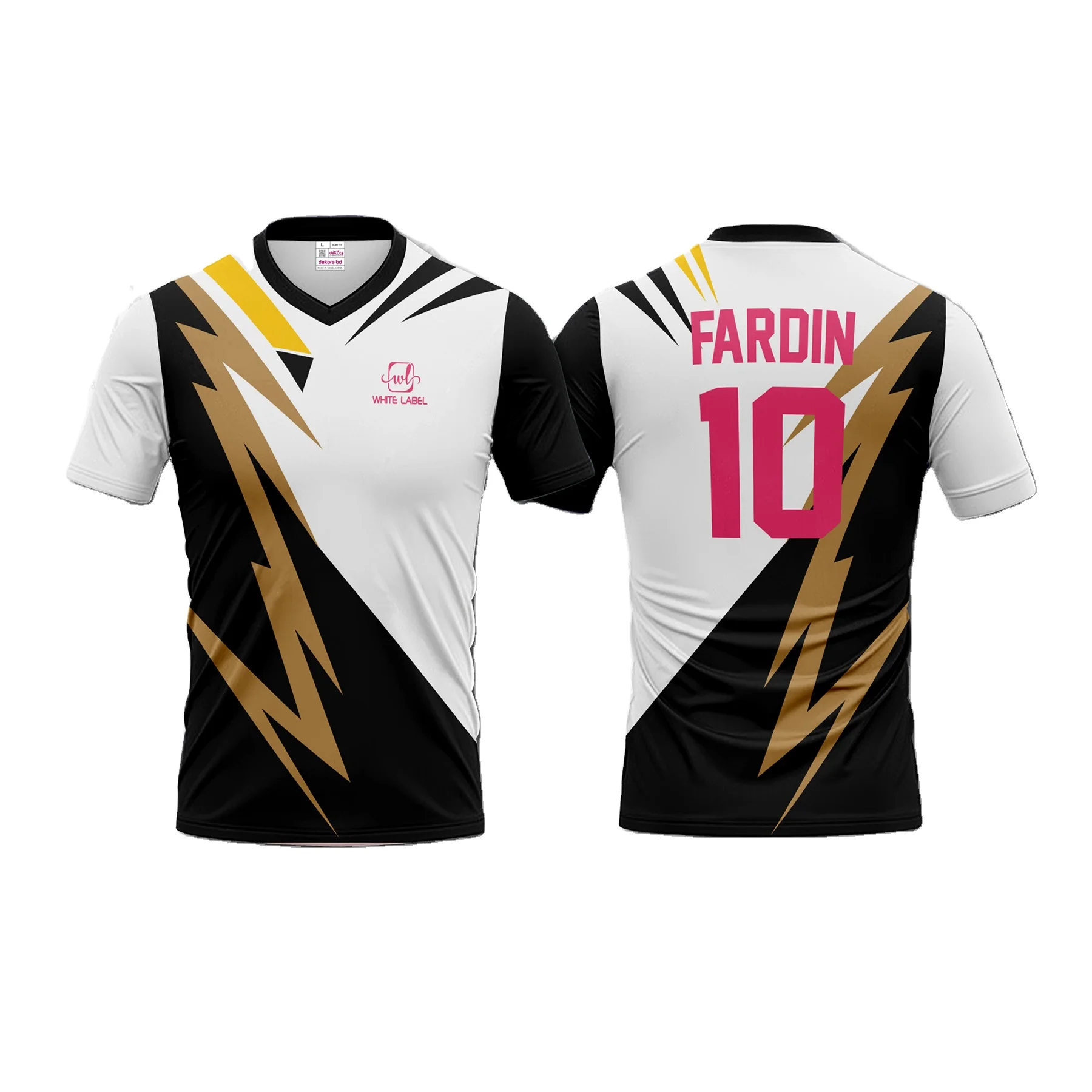 Customized Soccer Football Jersey Uniform Design Premium Fabrics Team Uncommon Sports Volleyball Jersey For Unisex in Bangladesh