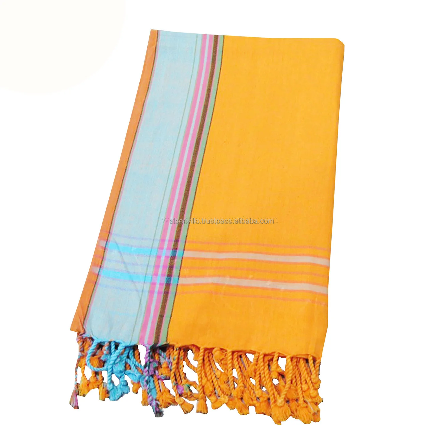 Eco-Friendly Cute Kikoy Towel in Different  Golf  Pattern Towel Manufacturers in India Kenyan Sarong Beach Towels on Cheap Price
