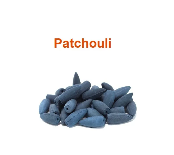 Bulk Supply of Patchouli  Bullet Backflow Incense Cones at Wholesale Price ( Blue)