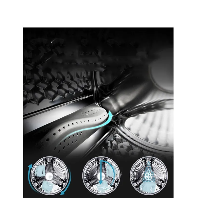 Smeta China 8kg Automatic Laundry Washing Machine with LED Display