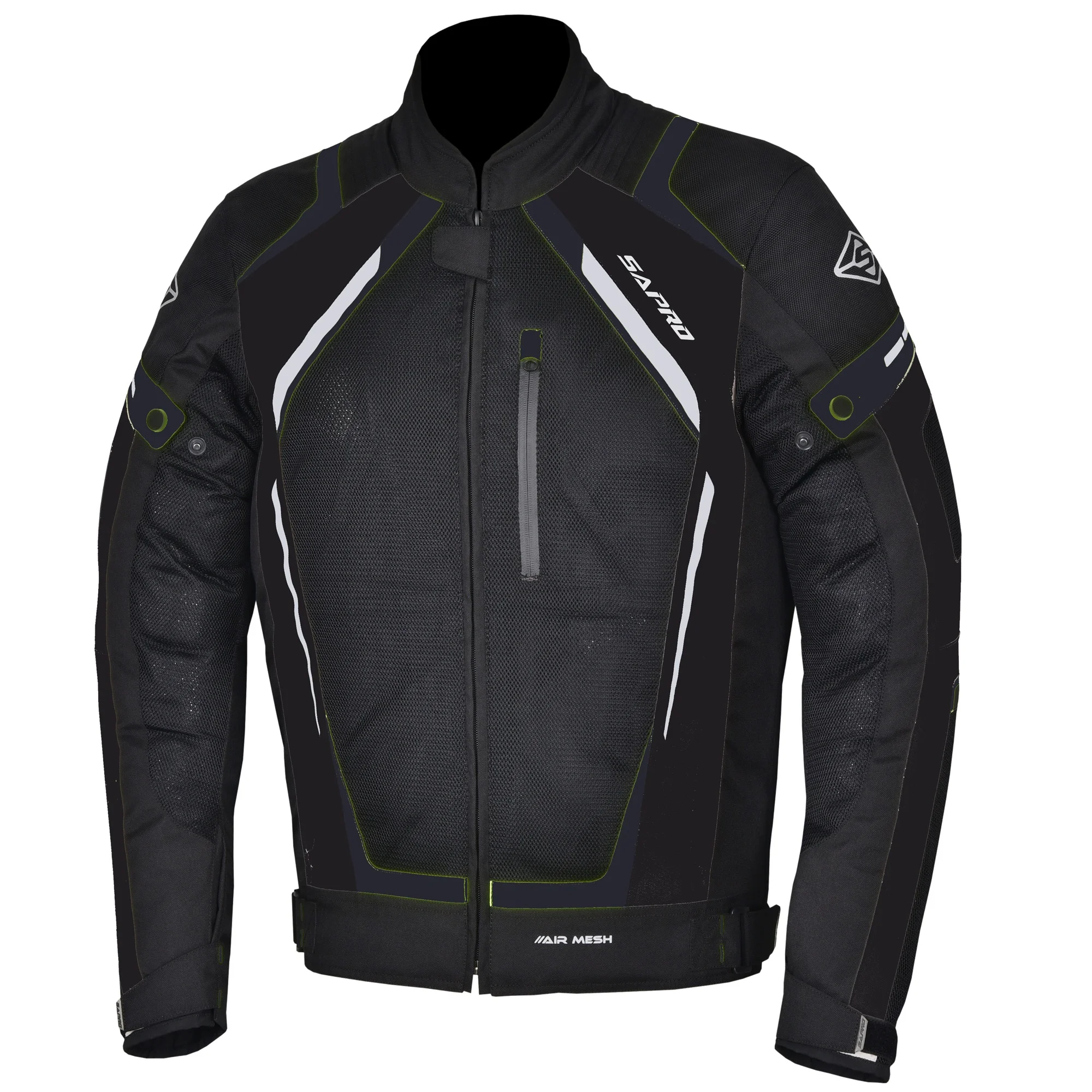 Air Pro Summer Motorcycle Jacket Made of High Quality 600D Polyester and ballistic matt mesh fabric