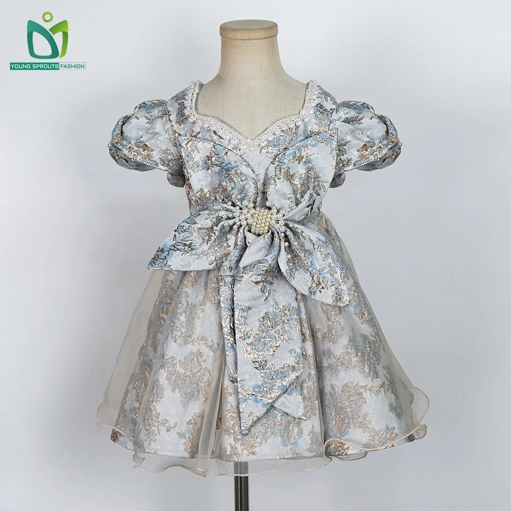 Vestido De Gala Princesa Kids Birthdays Dress Girls Fancy Dance Dresses