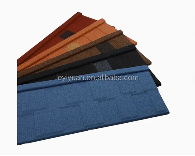 Plastic Trapezoidal Roof Sheet Rain Protection ASA Synthetic Resin Roof Tile