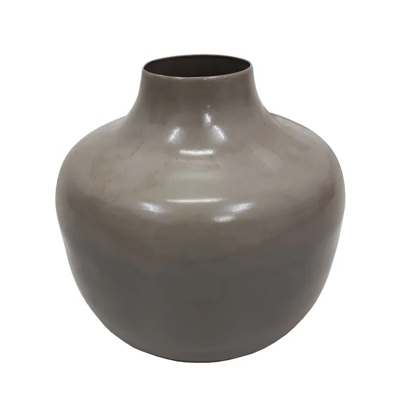 Home Decoration Metal Flower Vase Clay Pot For Wedding Party Floor Table  Wall Handmade Customized Bulk