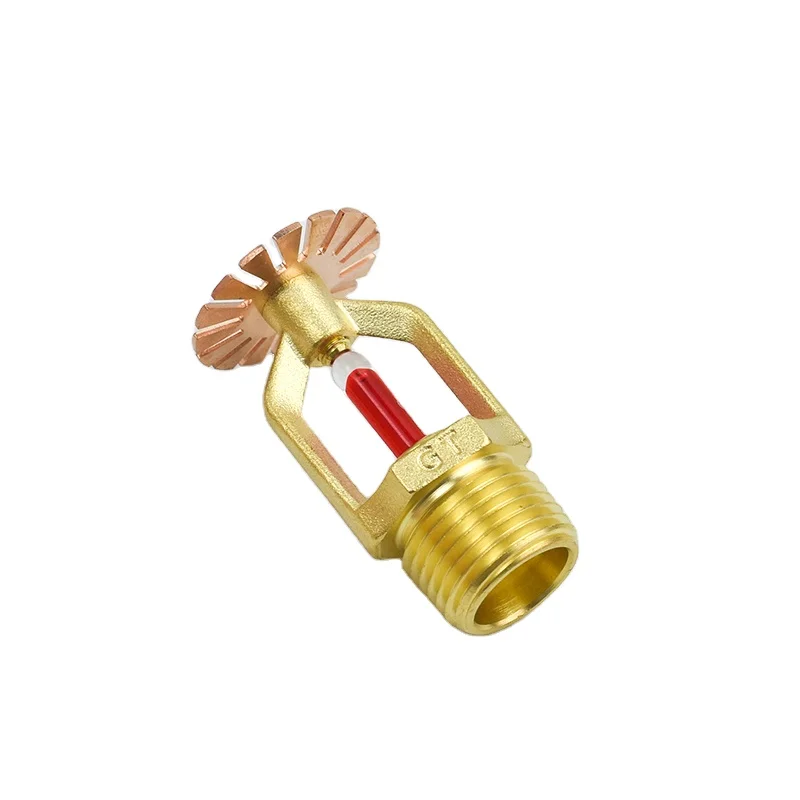 Asenware Fire Fighting Sprinkler, Upright fire sprinkler brass or zinc alloy 5mm , chrome finished  AW-SPB1-U1/2