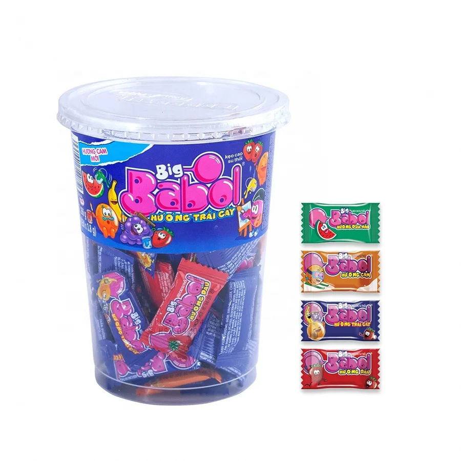 Большая бабуловая жвачка фрукты 238 г/большой бабуловый фрукт/Большая пузырьковая