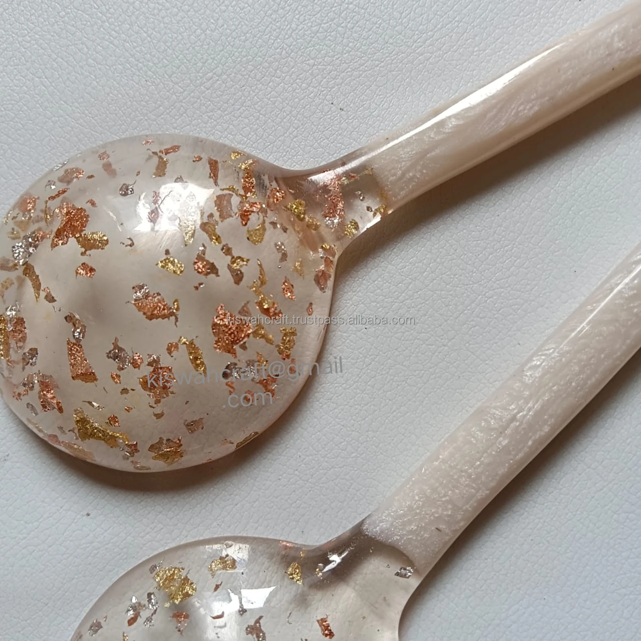 Looking Rock Italian Soup Server Color Kitchen & Tabletop Half Transparent And Small Resin Salad Server