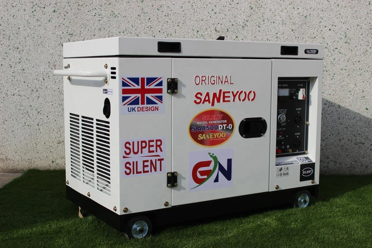 Super Silent Diesel Generator 6kw Generator 6kw Saneyoo SA8500DT-0 Diesel Generator UK Design perkin cummin 15 Kva 5kW 6kW 7kW