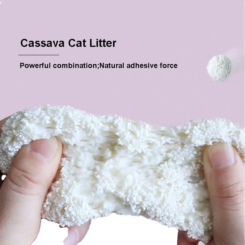 BEST CLEAN PREMIUM CLUMPING 3.46KGS BAG SUPPLIER WHOLESALE CASSAVA CAT LITTER