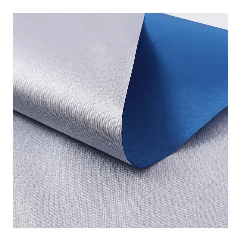 190T Silver Coating Polyester Pongee Fabric China Factory Car Cover Outdoor Tent Umbrella