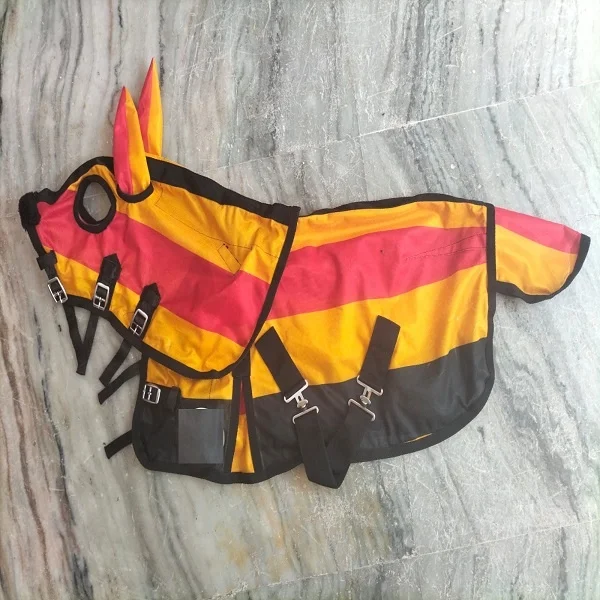 Miniature Horse Rug Hood Horse Rugs Fly Masks Heavy Gallop Mesh Ripstop Premium Detachable Neck Equine Riding House Kanpur