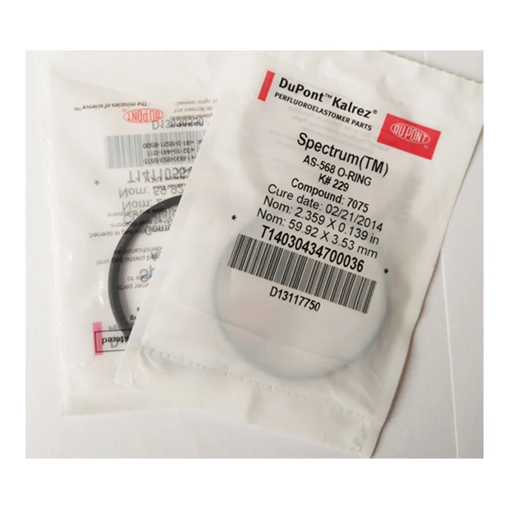 FFKM DuPont Kalrez Spectrum 8002 Fluoroelastomer Rubber Seals Raw Material Chemical Process Shore A 69