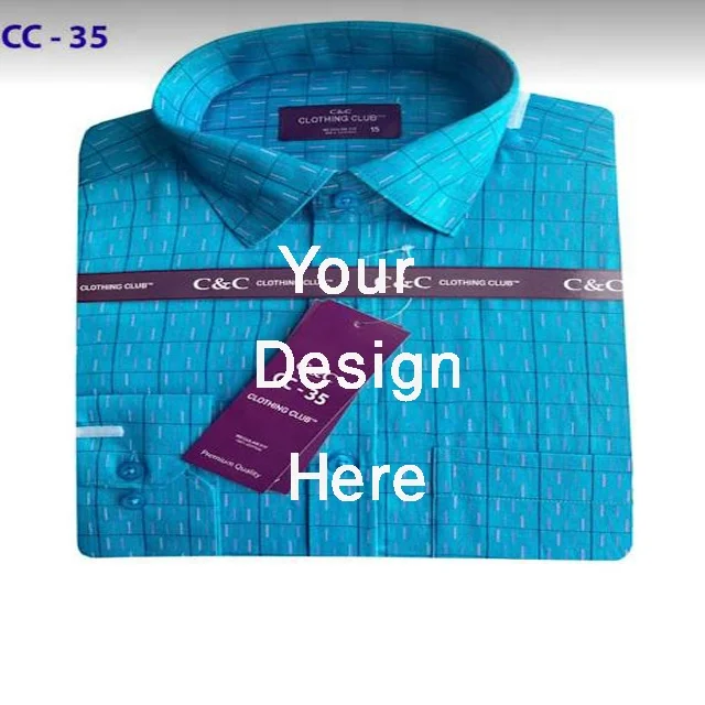 Formal Shirt OEM Custom Logo New Design Pure  Cotton Long Sleeve Formal Casual Shirt for men Export from Bangladeshi Supplier