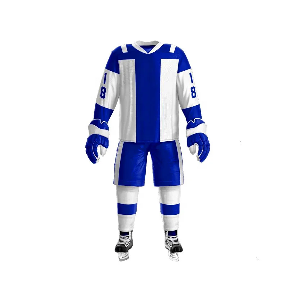 
Fashion Customized Logo Team Sports Sublimation Ice Hockey Uniform, Wholesale Price Ice Hockey Uniform 