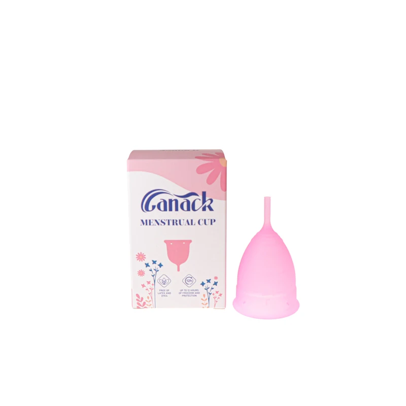 Reusable Medical grade Menstrual Cup silicone packaging menstrual cup packaging box