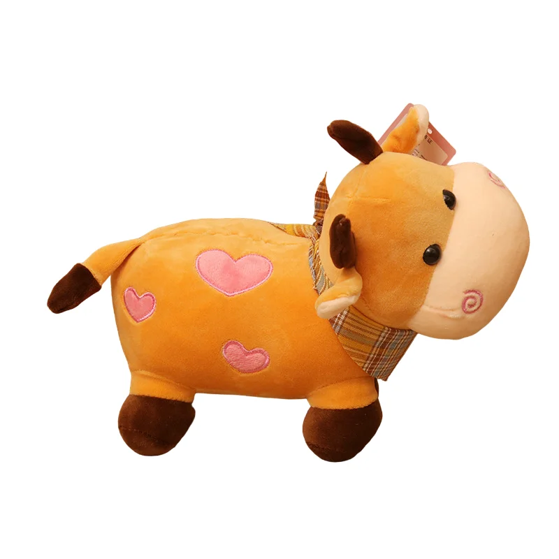 Cute Cow Baby Stuffed Animal Dolls Sleeping Wholesome for Kids Gift Ideas