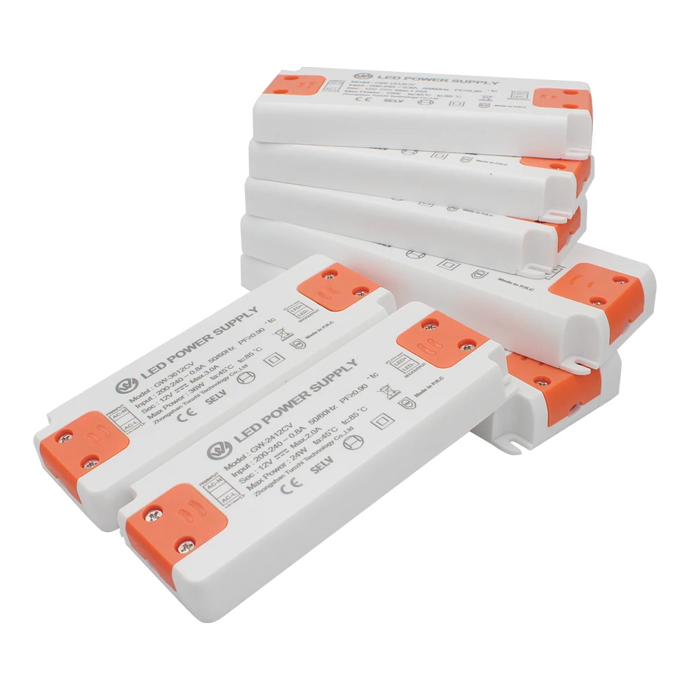 Ультратонкий Светодиодный драйвер переменного тока в постоянный ток 12 В 15 Вт сверхтонкий блок питания с постоянным напряжением 24 для внутреннего