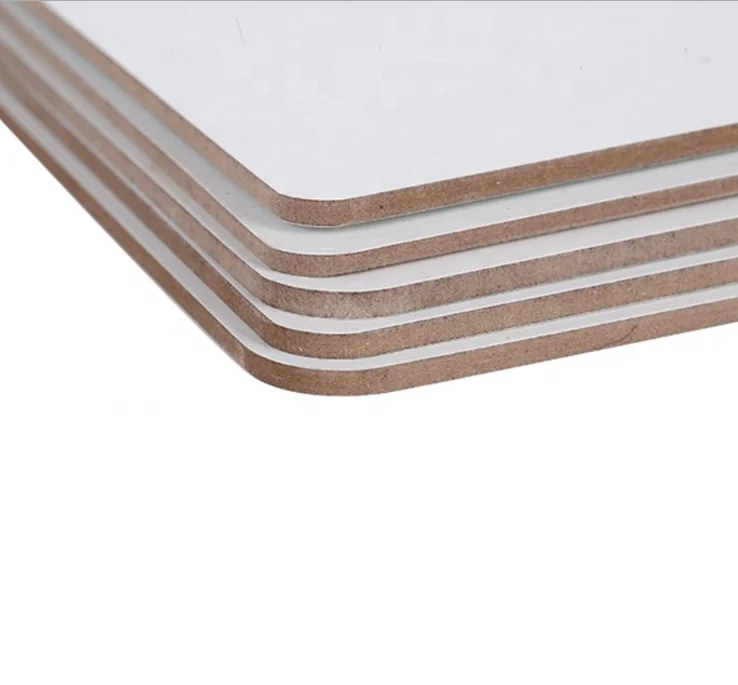 Простая/меламиновая ДВП Водонепроницаемая Fiberboard средней плотности меламиновая ДВП обе стороны