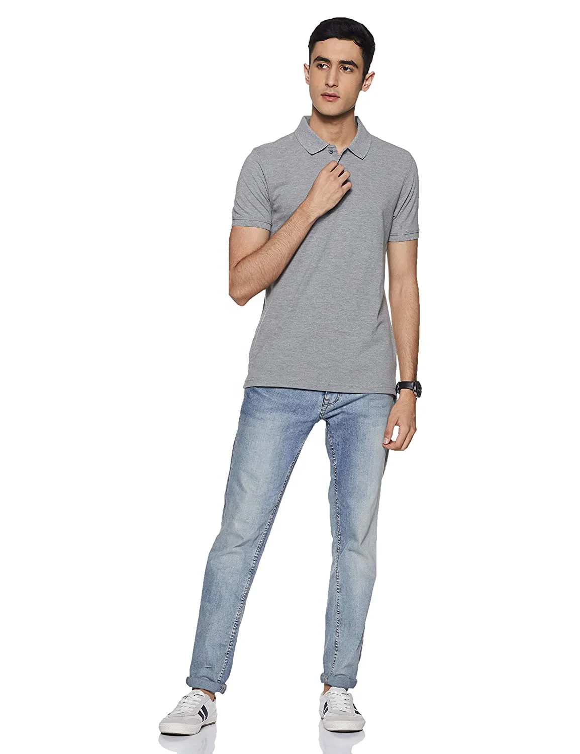 Custom Printed Embroidered Men Unisex Collar Shirts Blank Cotton Polyester Polo Shirt High Quality Bulk Polo Shirts with Logo