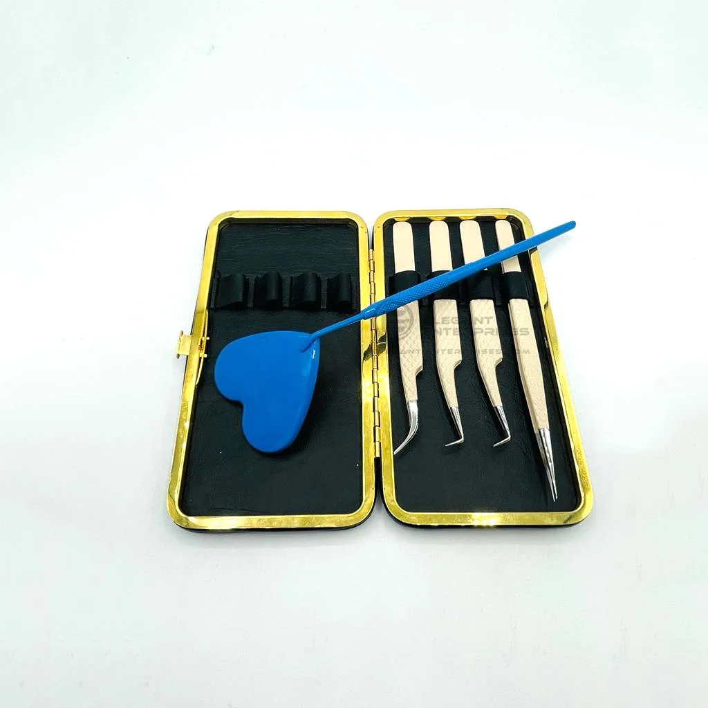 Solid Custom Logo Professional Eyelash Tweezers Holders Bracelets Silicon Rubber Wrist Band Tweezers Protector without Tweezer