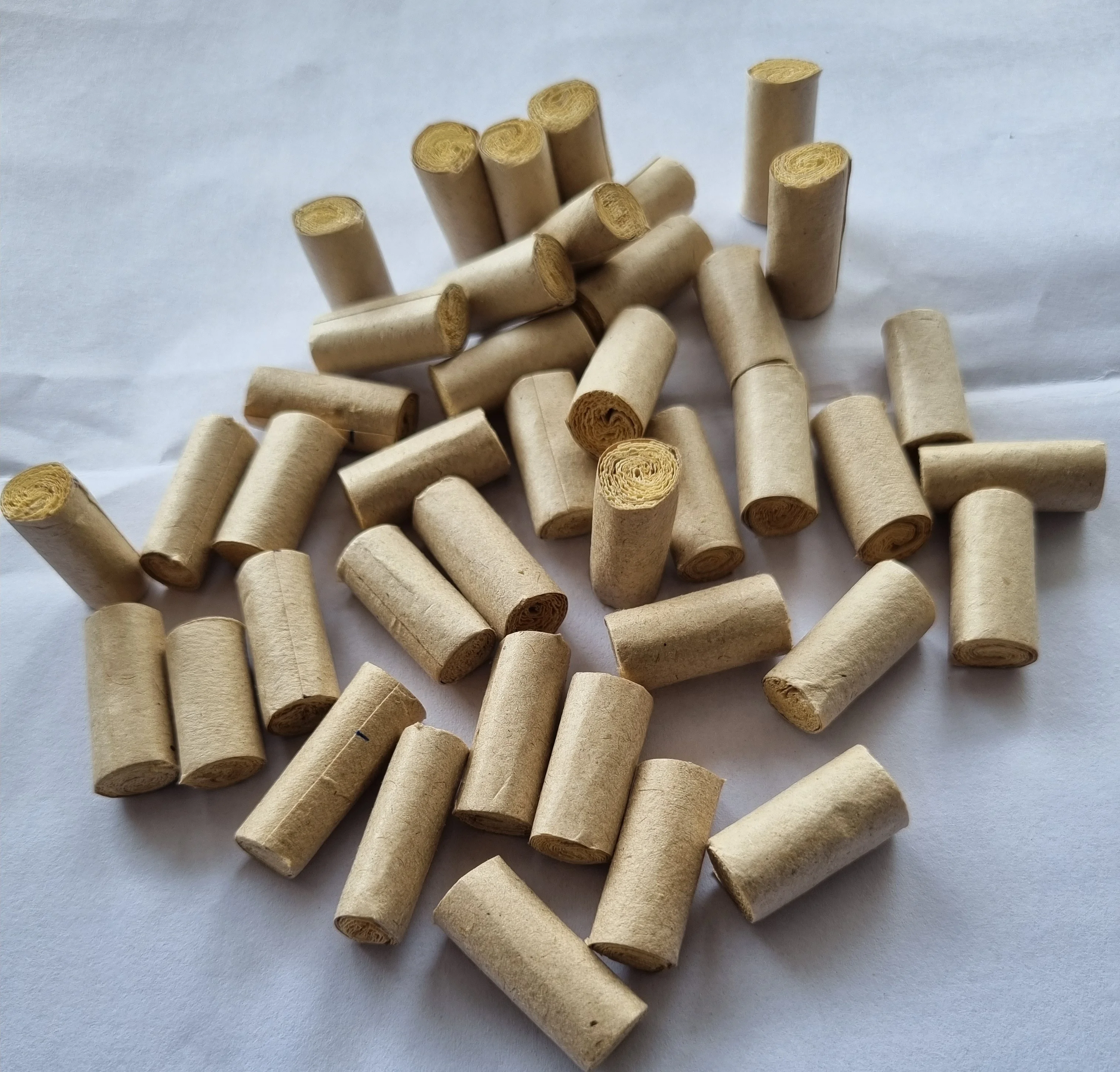 Bulk Corn Husk filters Factory supply rolled corn husk filters