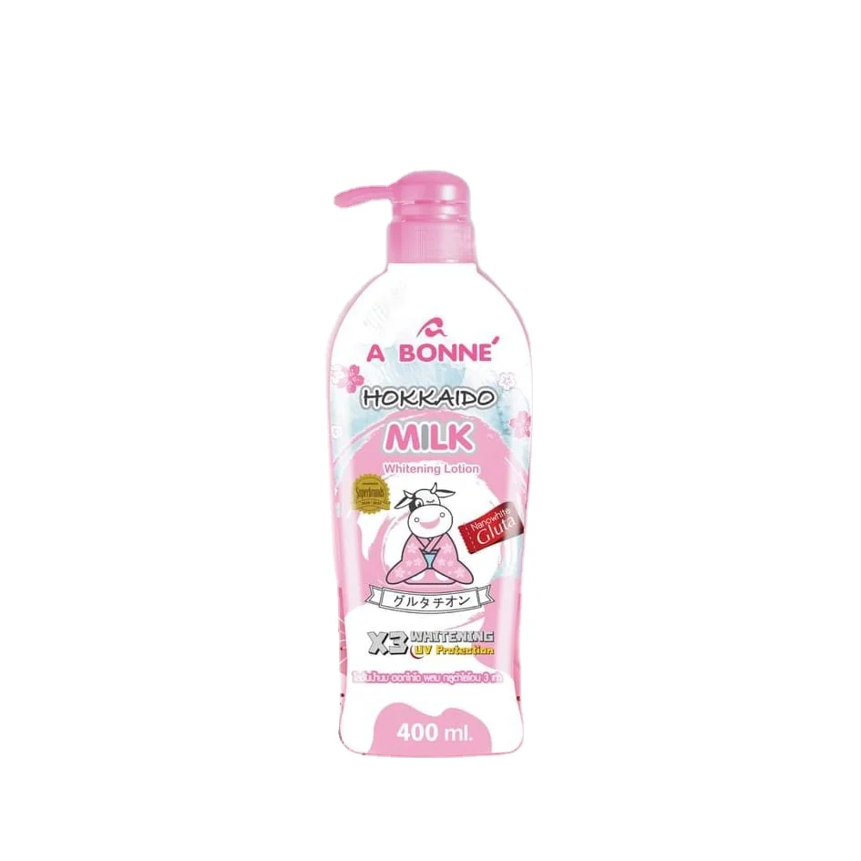 Abonne hokkaido milk whitening  body lotion