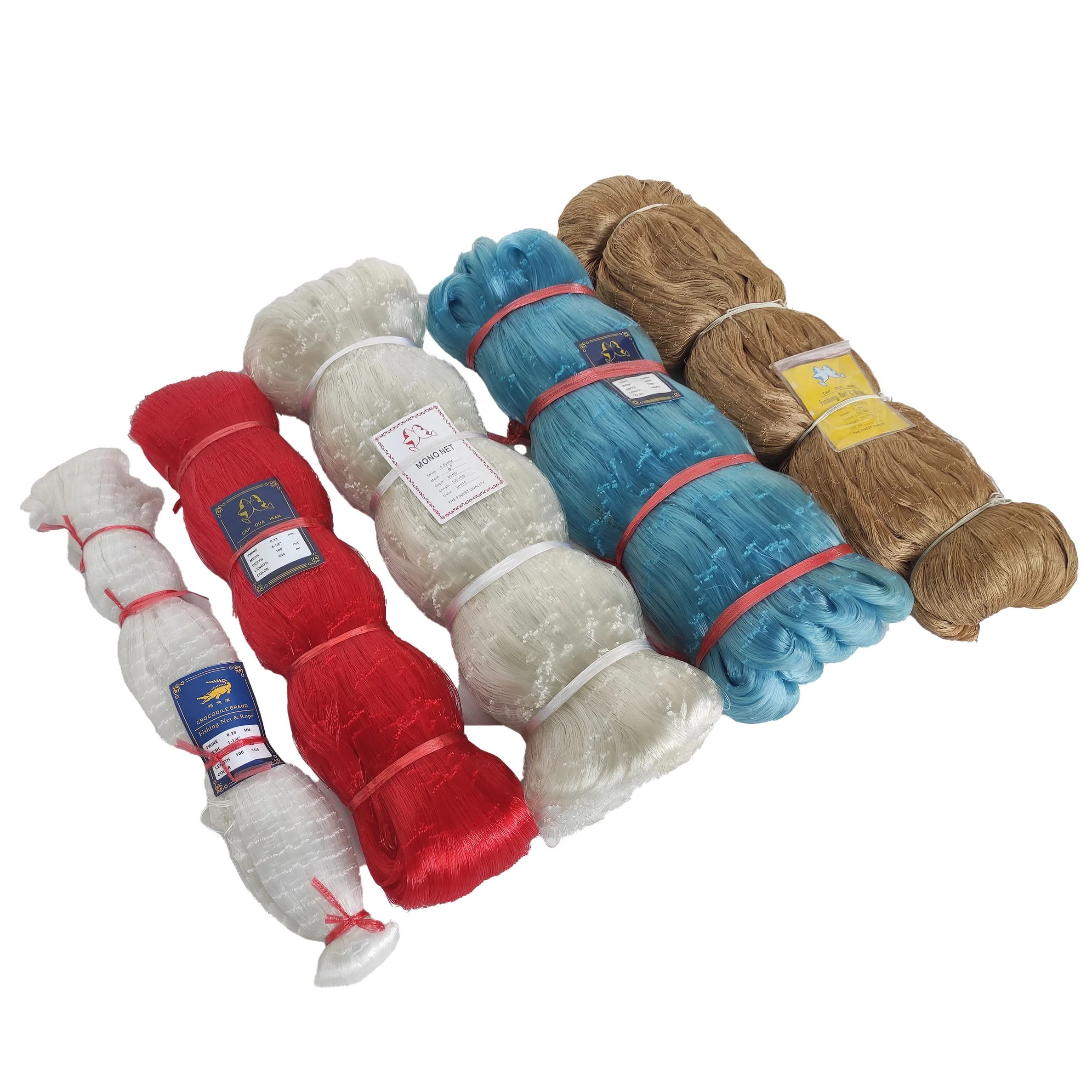 Best Pricing Cap-Dua Ikan Nylon/Polyester Multifilament Fishing Net Agriculture Color Nylon Net Bulk Purchase Export Wholesale