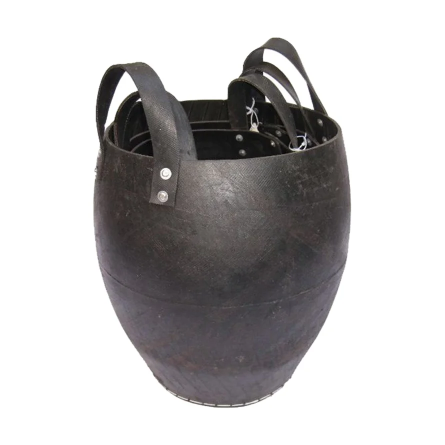 Top selling for recycled rubber basket ,  Recycled Tire log Basket, Recycled Tire pots and planters