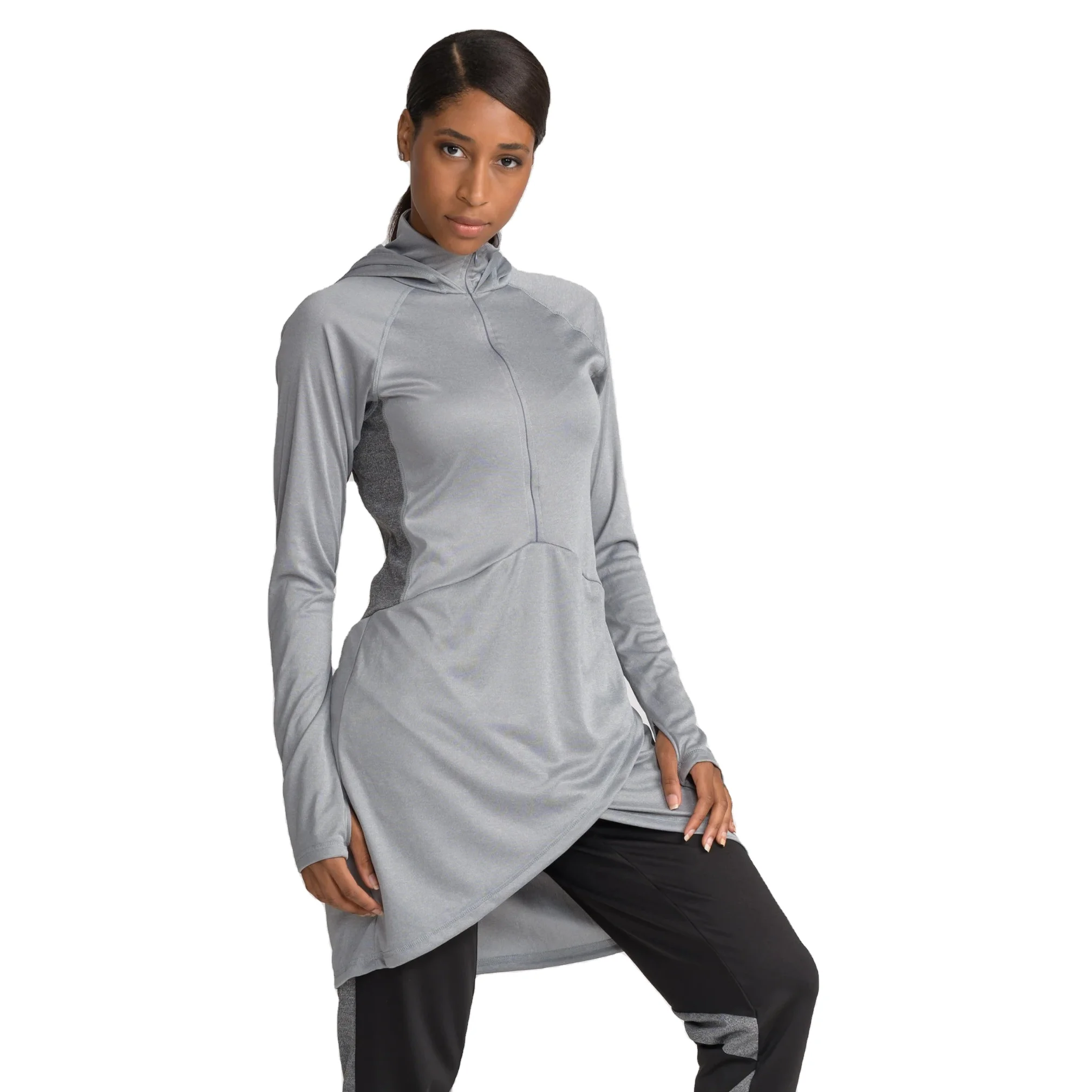 2020 High Quality Islamic Modest Workout Top  Muslim Modest Activewear Gym Muslim Top Fully covered