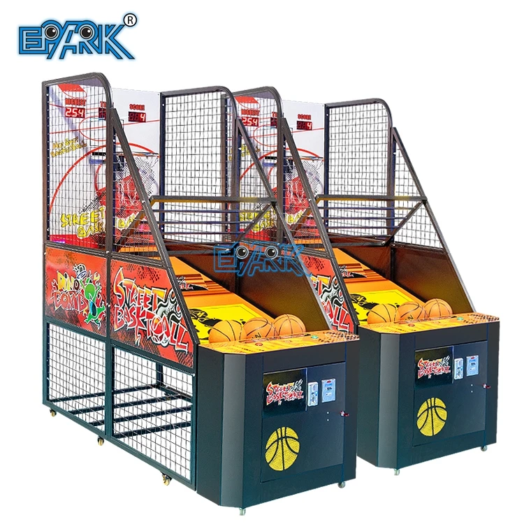 Coin-Operated Indoor Commercial Basketball Arcade Game Machine Children 1 Player Simulator Online Model Maquina De Baloncesto