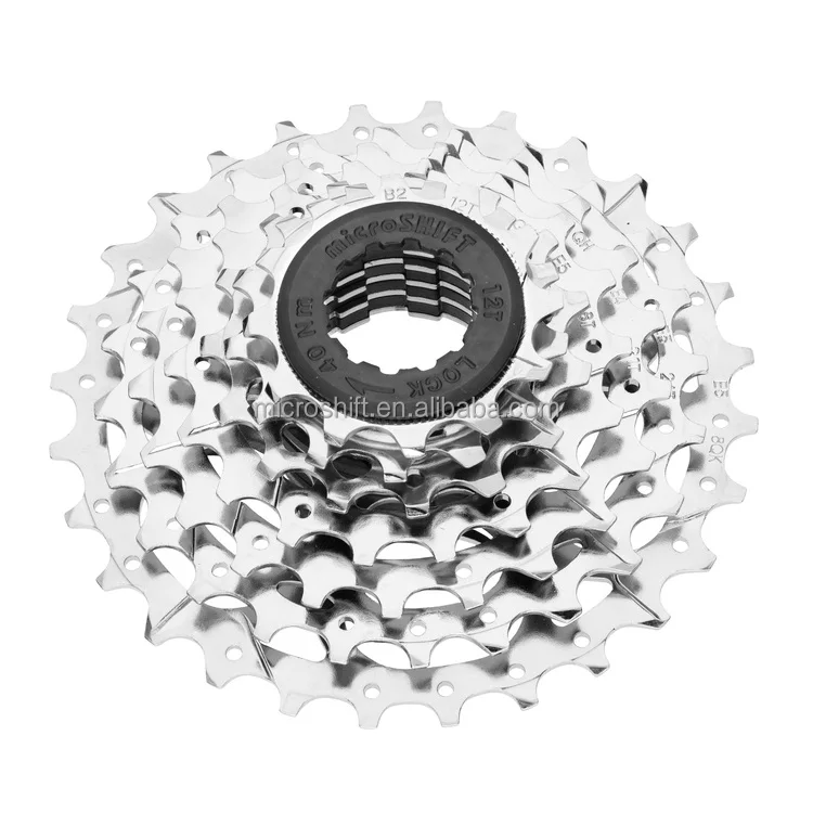 7 speed range 12-28T 12-13-15-18-21-24-28 color Nickel bicycle cassette