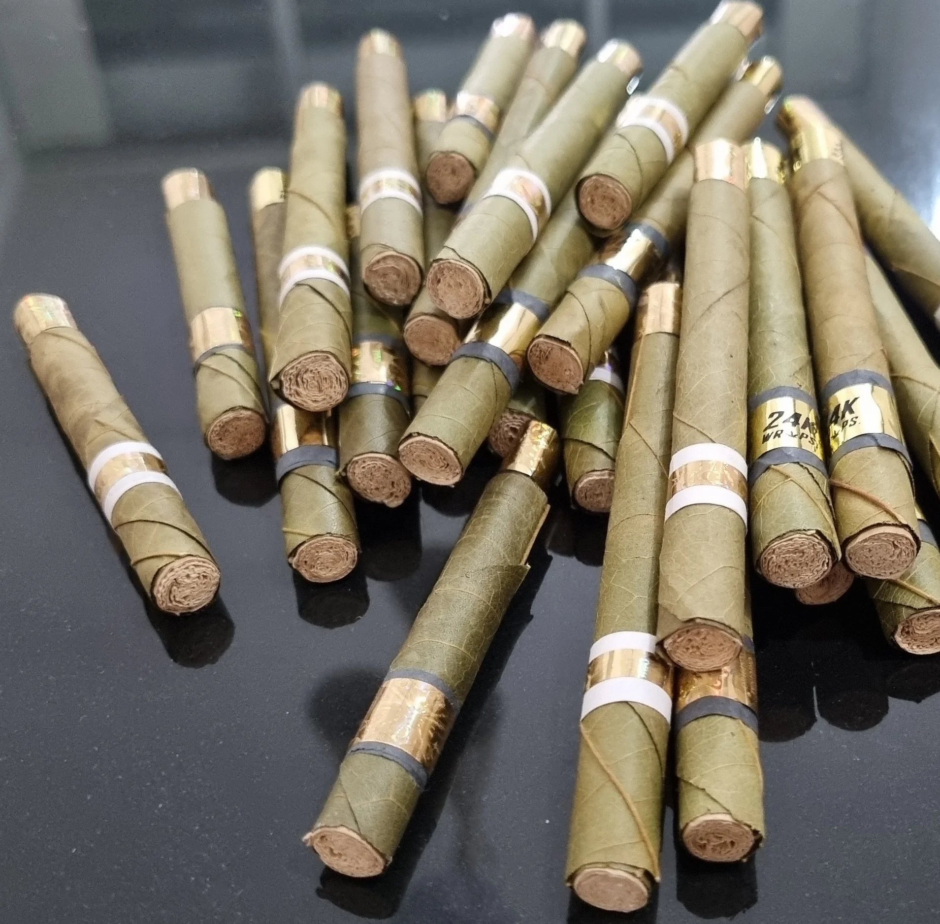 Лучшие цены на предварительно свернутые листья Ролли Cordia и Coromadel $0,099 США/трубка Mini Cordia (84 мм) $0,125 США/трубка