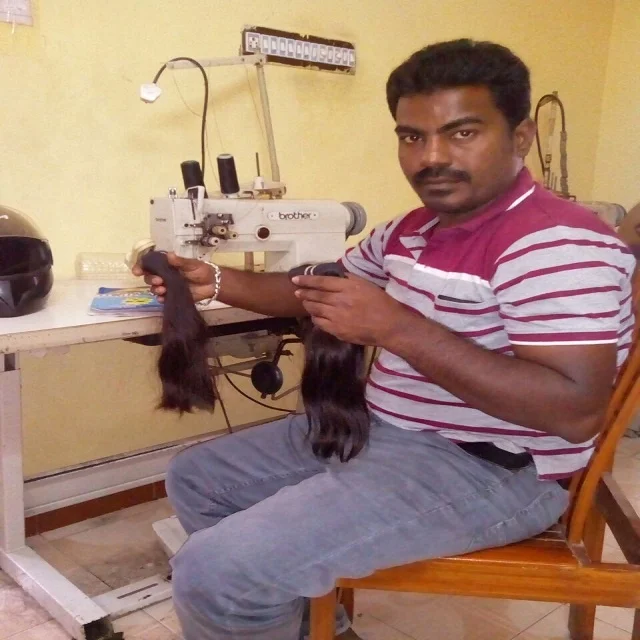 Remy indian human hair short lace wigs