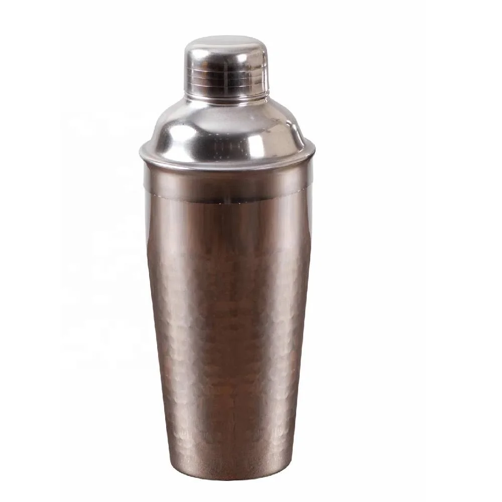 Hot Selling Stainless Steel Copper Cocktail Shaker Martini Shaker Drink Mixer Metal Bar Tools from India Shakers for Drinks