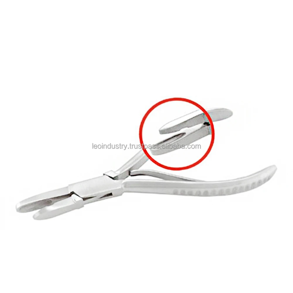 Щипцы из углеродистой стали с круглым носом никелированные железным покрытием многофункциональные щипцы зажимом