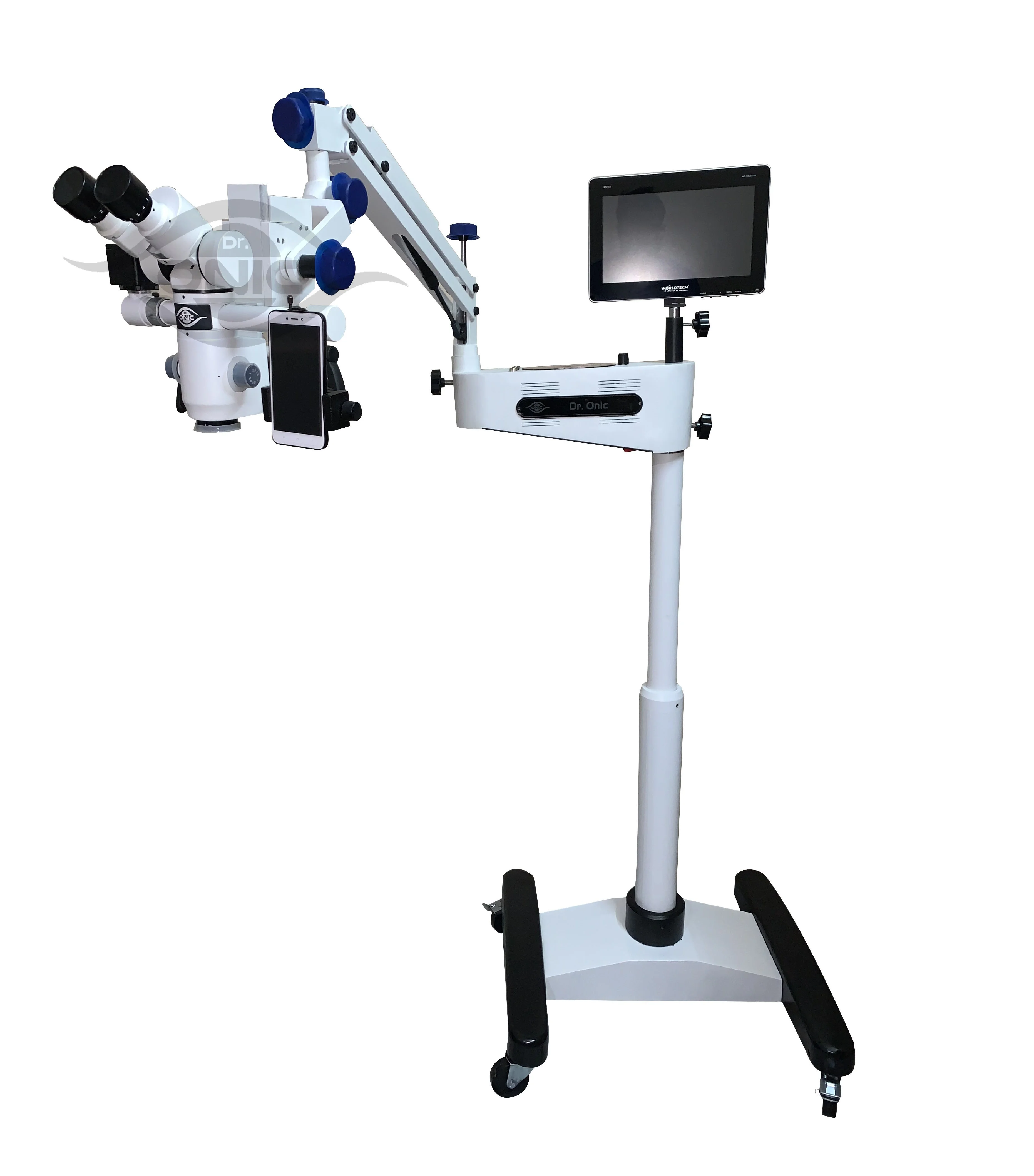 Portable Digital Operating Microscope 5 Step Zoom With Camera and Beam Splitter  Multifunctional Surgical Microscope