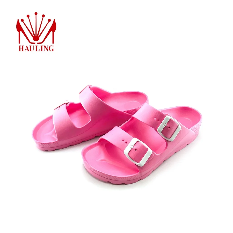 HOT EVA Summer Fashion Two Straps Birken Style Sandals Injection Beach Unisex Slipper EVA Foam Sole EVA sandals men