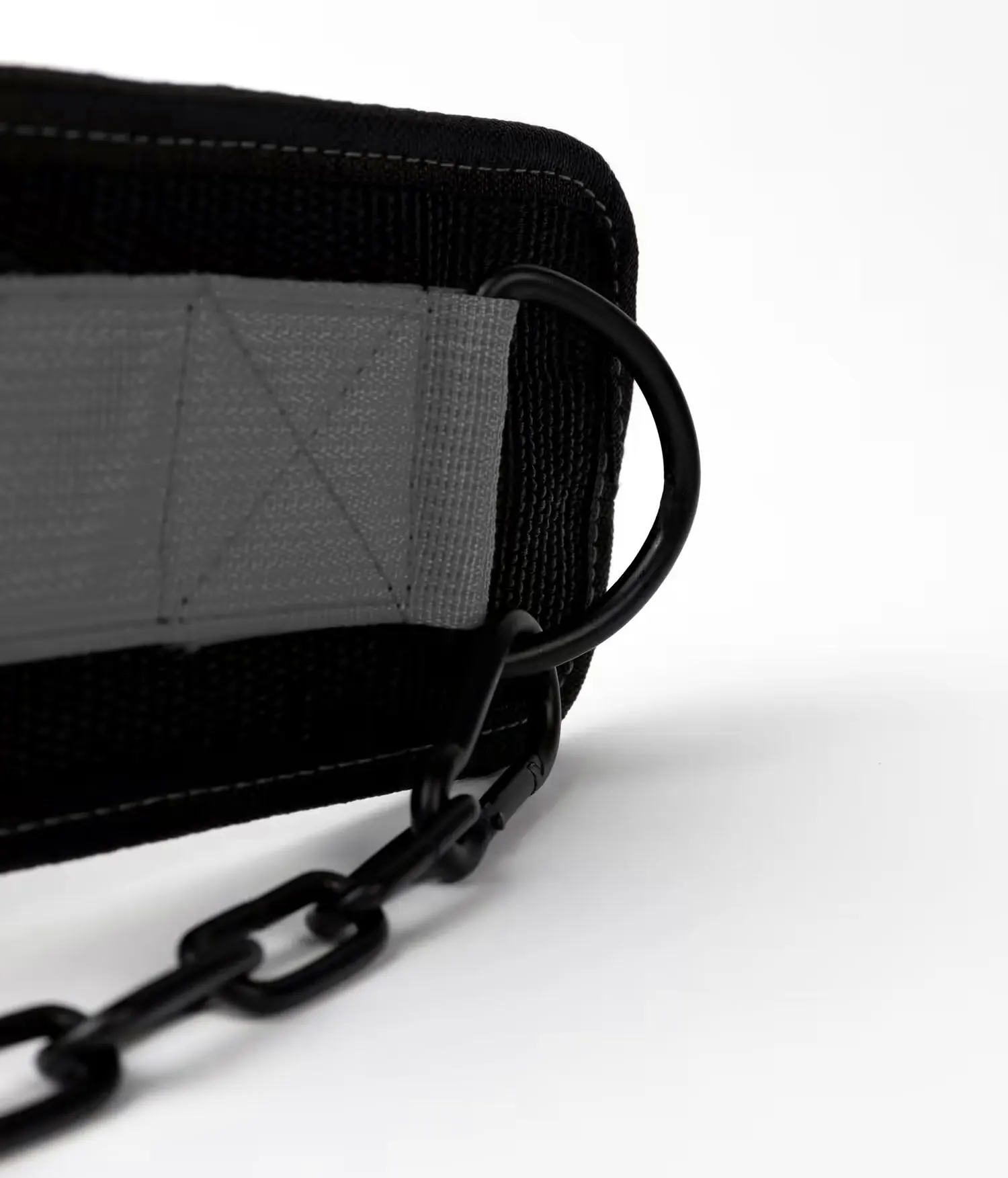 High-Quality Neoprene Dip Belts Matt Black Heavy Duty Steel Chain Weight Training Dip Belt With Custom Private Logo Design