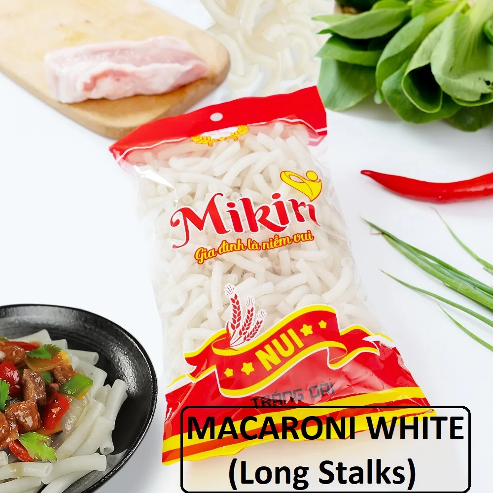Макарон (с длинными стеблями) трубчатой формы пшеничной муки рисовая мука торговая оптом белый основной ингредиент для приготовления пищи Time10-12