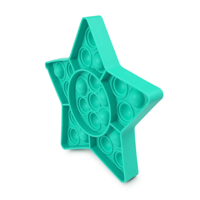 Пузырьковая игрушка-антистресс в форме зеленой звезды развивающая игрушка