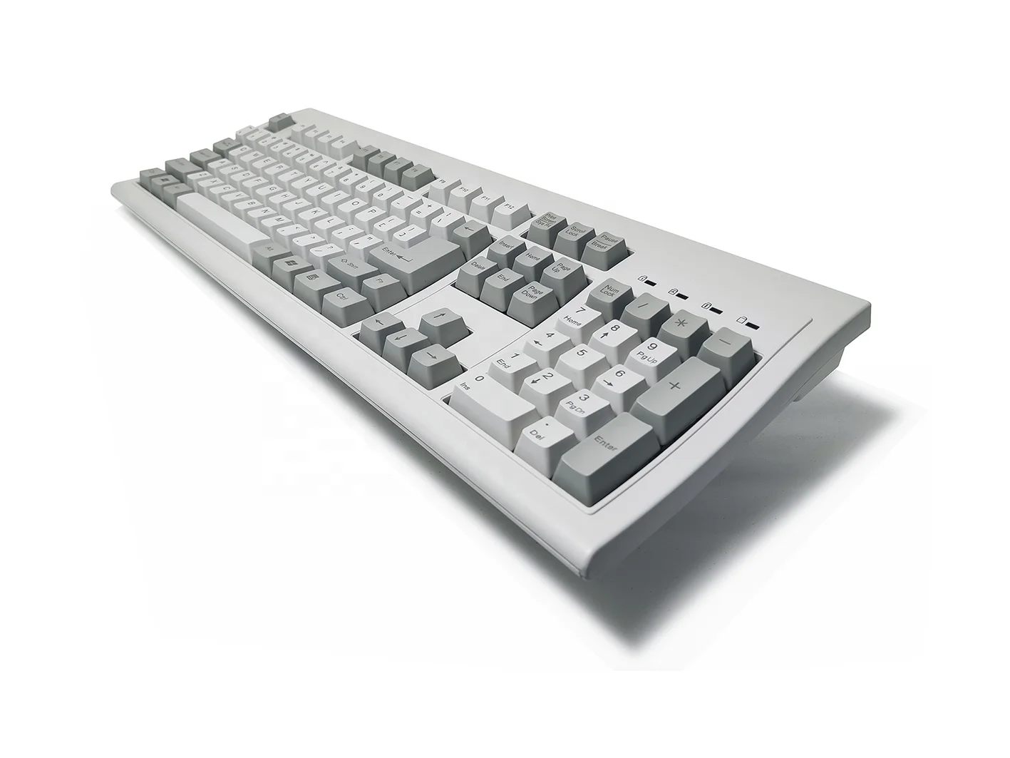 Классическая эргономичная компьютерная USB-клавиатура в стиле ретро с 24 клавишами Anti-ghosting из Тайваня