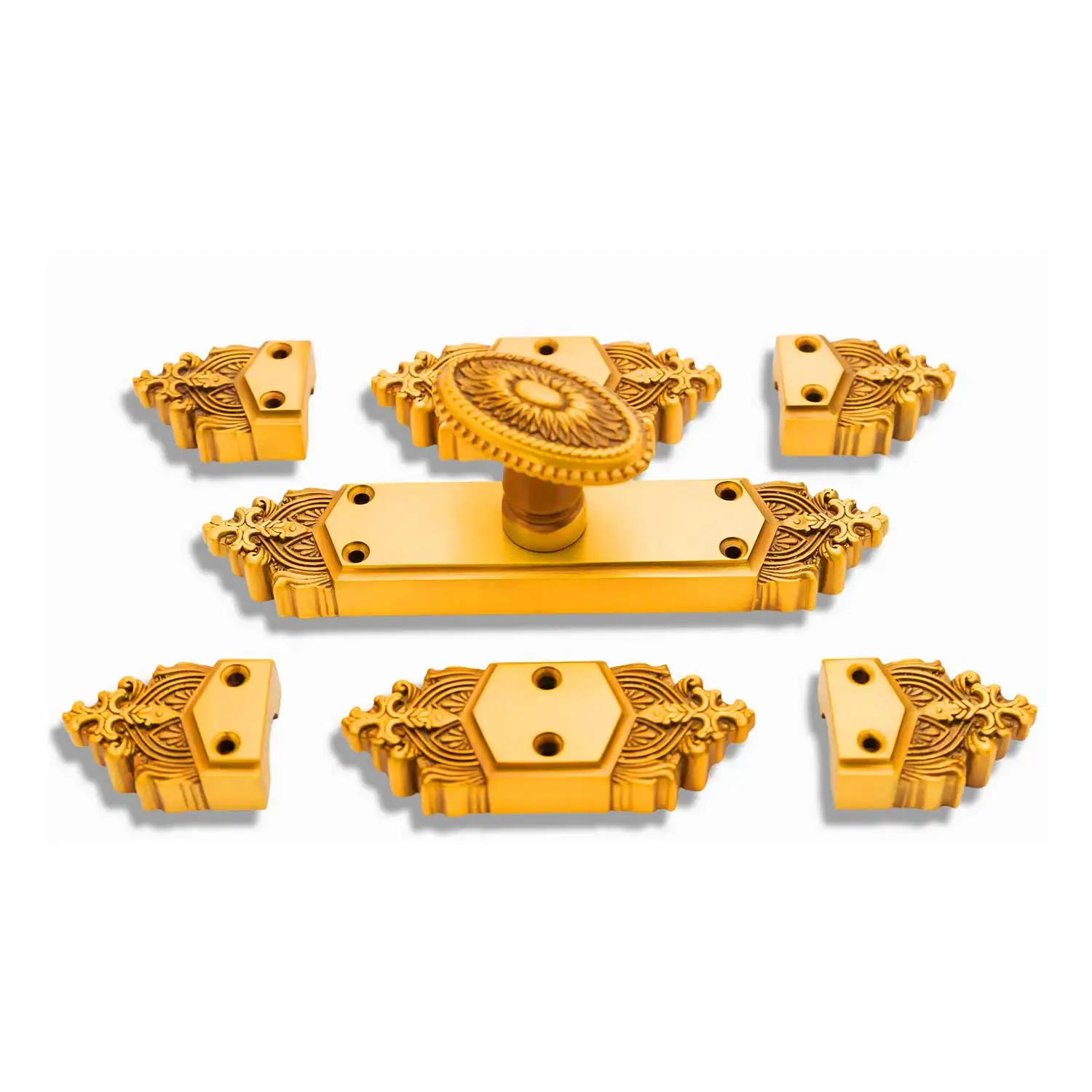 European Luxury Cremone Bolt for Wooden Doors Custom Length Brass Material for Villas - BCM-68340